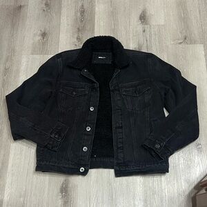 Fashion Nova Black Denim Jacket